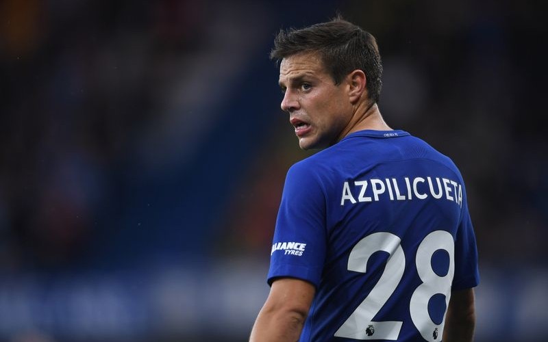 Cesar Azpilicueta có hơn 500 trận đấu cùng The Blues