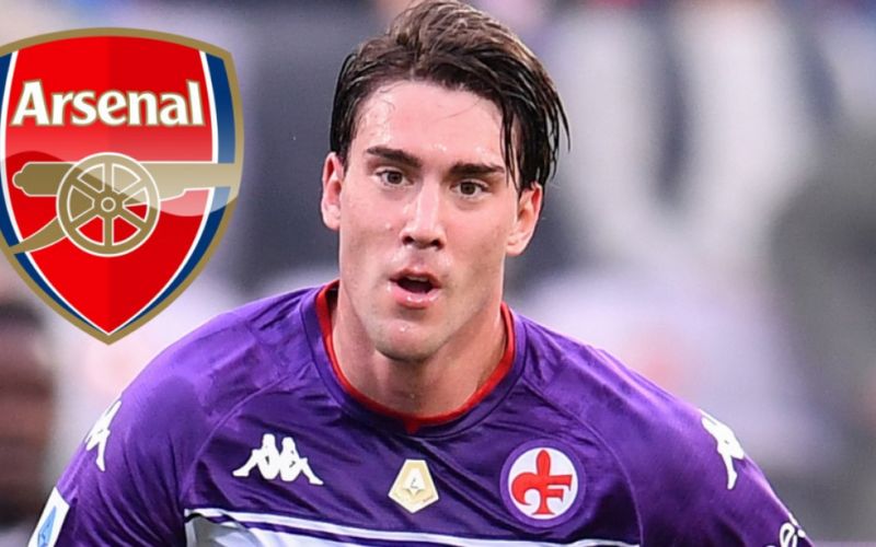 Arsenal dự tính chiêu mộ Dusan Vlahovic