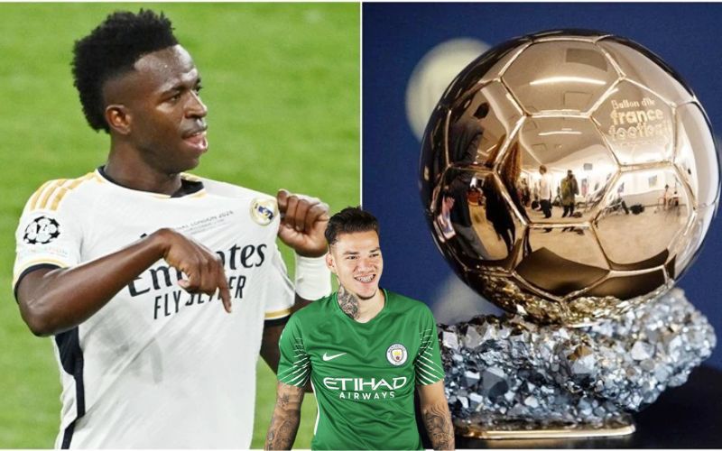 Ederson ủng hộ tài năng trẻ Vinicius giành Quả bóng vàng