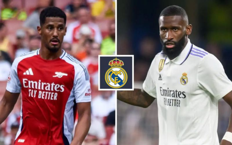 Rudiger gợi ý Saliba có thể gia nhập Real Madrid