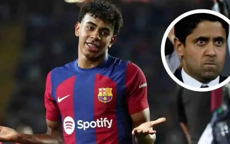 Lamine Yamal từ chối PSG để ở lại Barcelona